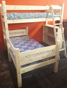 Lattice L-Shape Bunk Bed