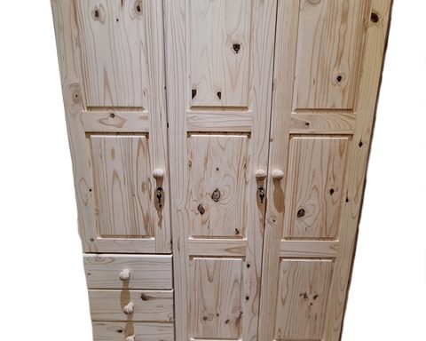 3 Door Robe with Drawers Wardrobe