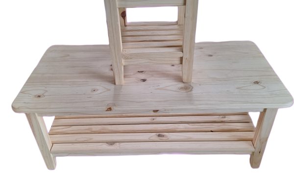 Slatted Shelf Coffee Table
